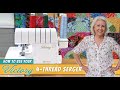 How to use the babylock victory 4 thread serger