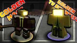 Golden Macegolden Tv Scientist Showcasereview titan Tower Defense