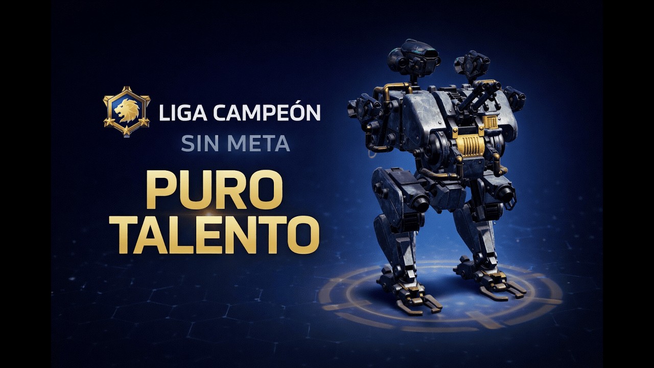 🔴War Robots | Liga Campeón sin robots rotos | Puro talento,
