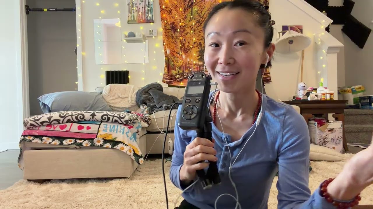 LUNAR ♥️ NEW YEAR 🧧ASMR w/ Tascam (close up whispers) 