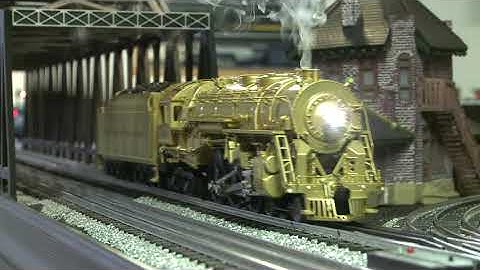MTH 20-3872-1, Gold Painted 4-6-4 J-1e Hudson Steam Engine w/Proto-Sound 3.0