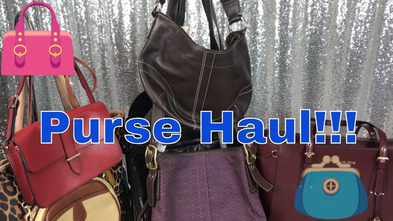 Designer Thrift Haul Handbag Edition!! 2019