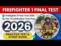 Pass The Firefighter 1 Final Test 2026 | Fire 1 Certification Prep