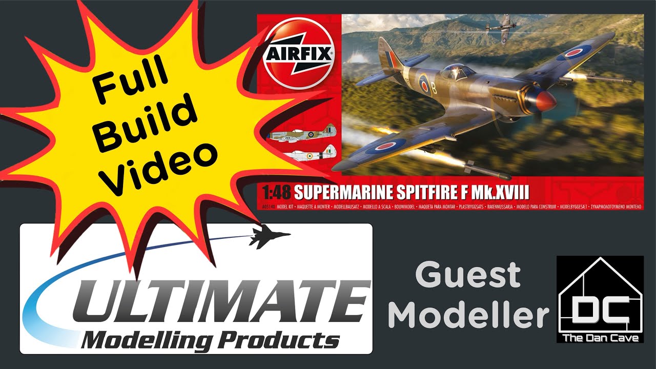 Airfix 1/48 Supermarine Spitfire F Mk.XVIII - Full Build Video