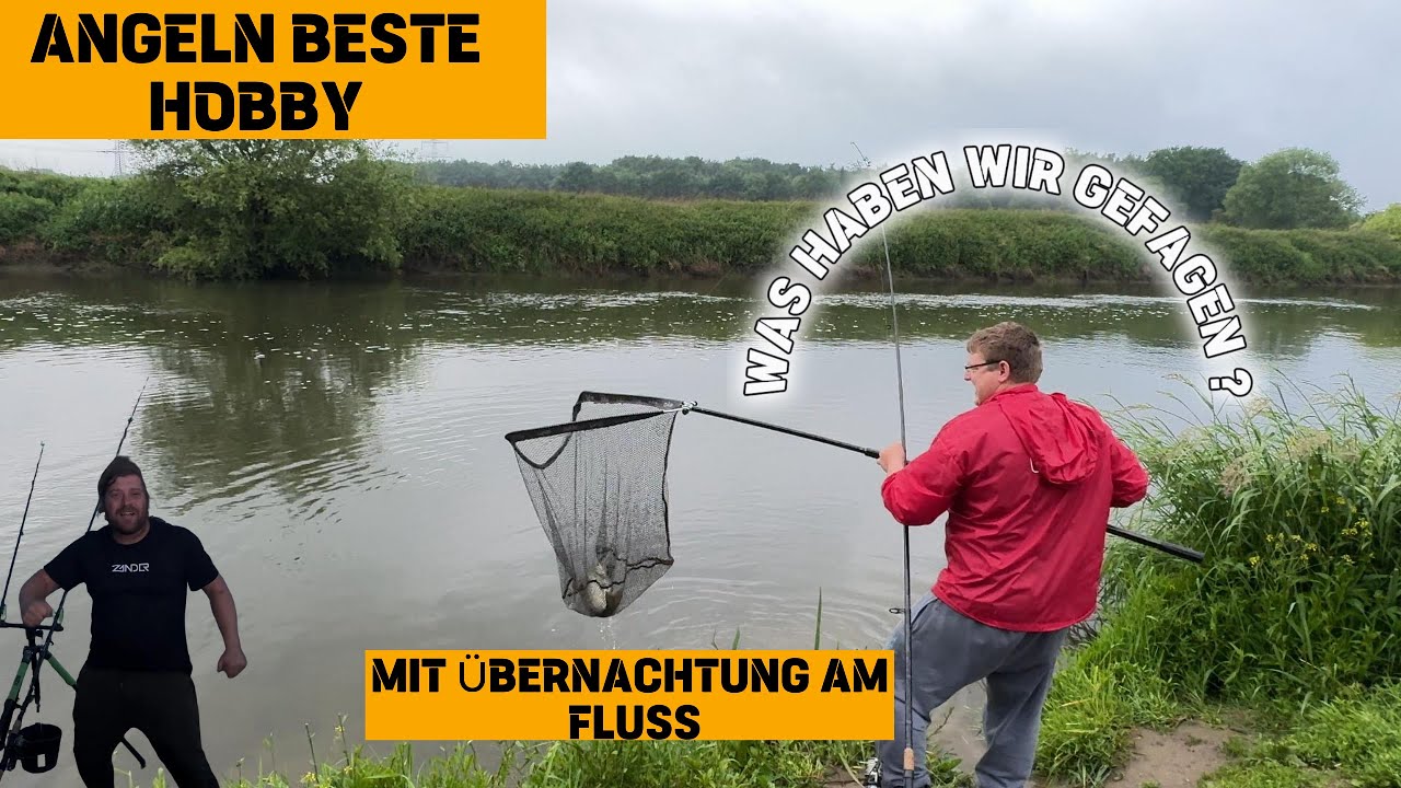 Angeln am Fluss mit dem Futterkorb im Regen . Neue Futter , hat sich das gelohnt ?