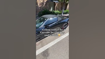 A client left this in my corvette! (Turo Rental)