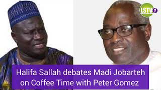 Halifa Sallah debates Madi Jobarteh on Coffee Time with Peter Gomez