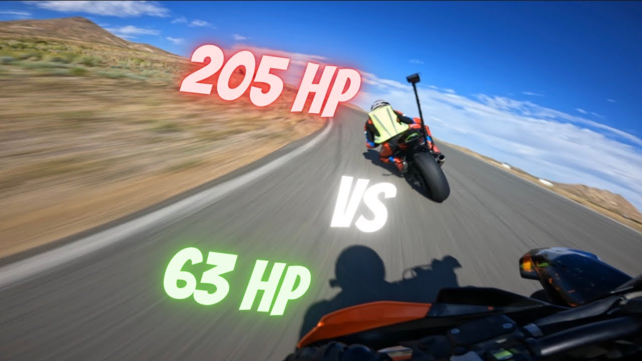 SuperMoto Or S1000rr, Which is faster on track? (UNCUT)