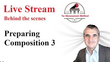 Behind the scenes, preparing Compotion 3 - Lyrics