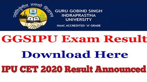 IPU CET 2020|ENTRANCE EXAM RESULT|ANNOUNCED|GGSIPU ENTRANCE EXAM RESULT|FIGURE OUT ACADEMY