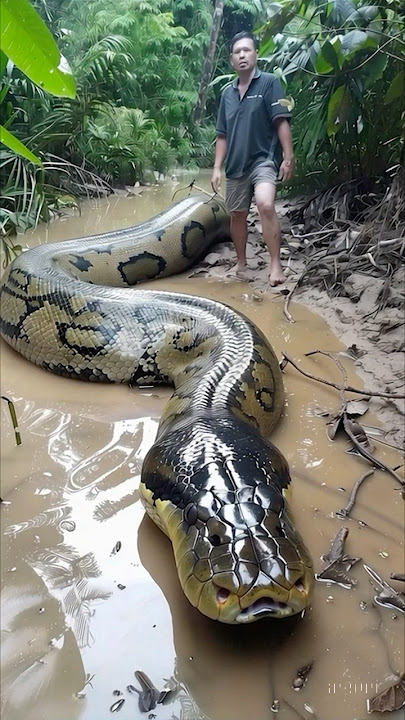 Big Size Anaconda #trendingreels #anaconda