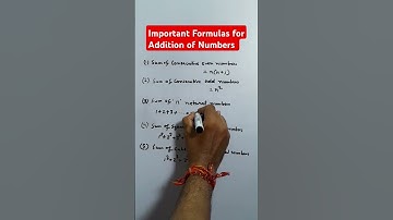 "Addition Formulas Made Easy!-Natural, Odd, Even & More"#Competitive exams Trick #shorts#viralshorts