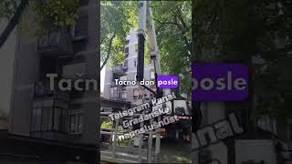 ČUDNA KOINCIDENCIJA: Zahtev za gradnju juče, testere danas! #shorts