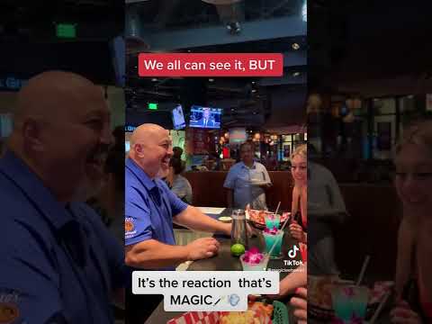 Magician entertaining tourist from around the world.