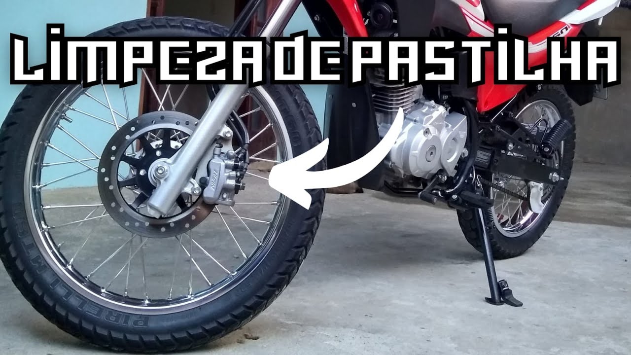 COMO LIMPAR, LUBRIFICAR E TROCAR PASTILHAS DIANTEIRA BROS 160
