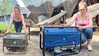 Genius girl: Repair and restore the entire HONDA GX200 enginemounted generator |girl  mechanic