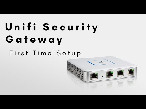 Unifi Security Gateway - First Time Setup