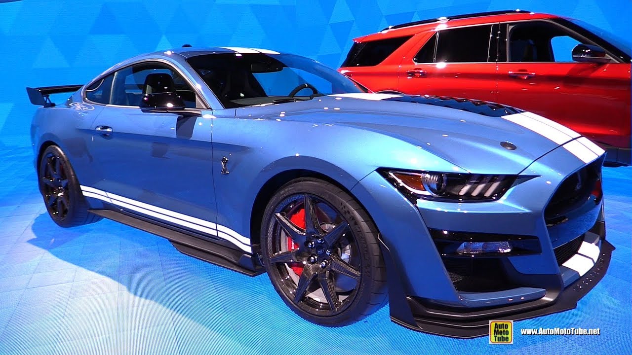 2020 Ford Mustang Shelby Gt500 Exterior And Interior Walkaround Detroit Auto Show 2019