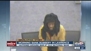 Police looking for Lawrence bank robbery suspect