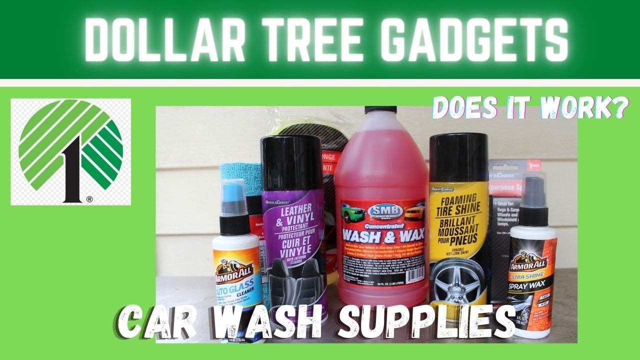 Dollar Tree Gadgets...Do They Work? Car Wash Supplies YouTube