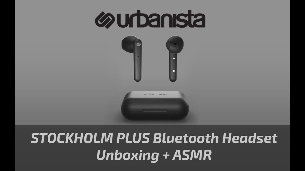 URBANISTA Stockholm Plus Bluetooth Headset - Unboxing + ASMR - YouTube