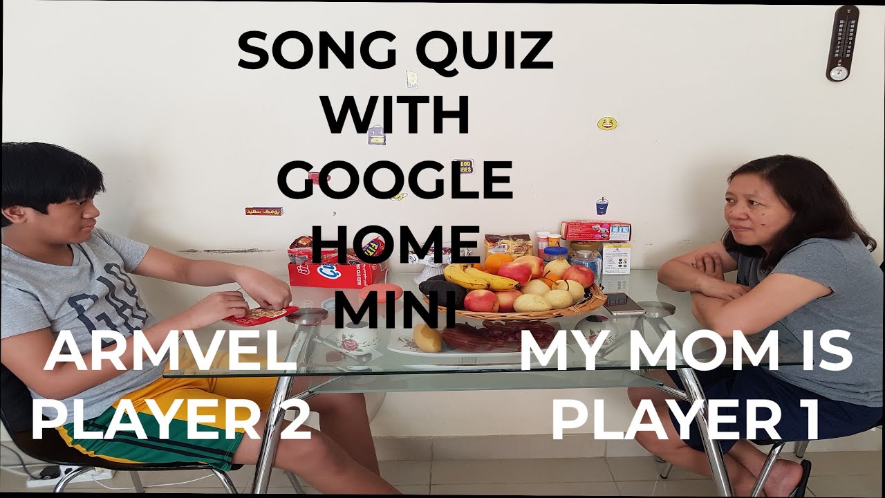 Goggle home mini song quiz challenge