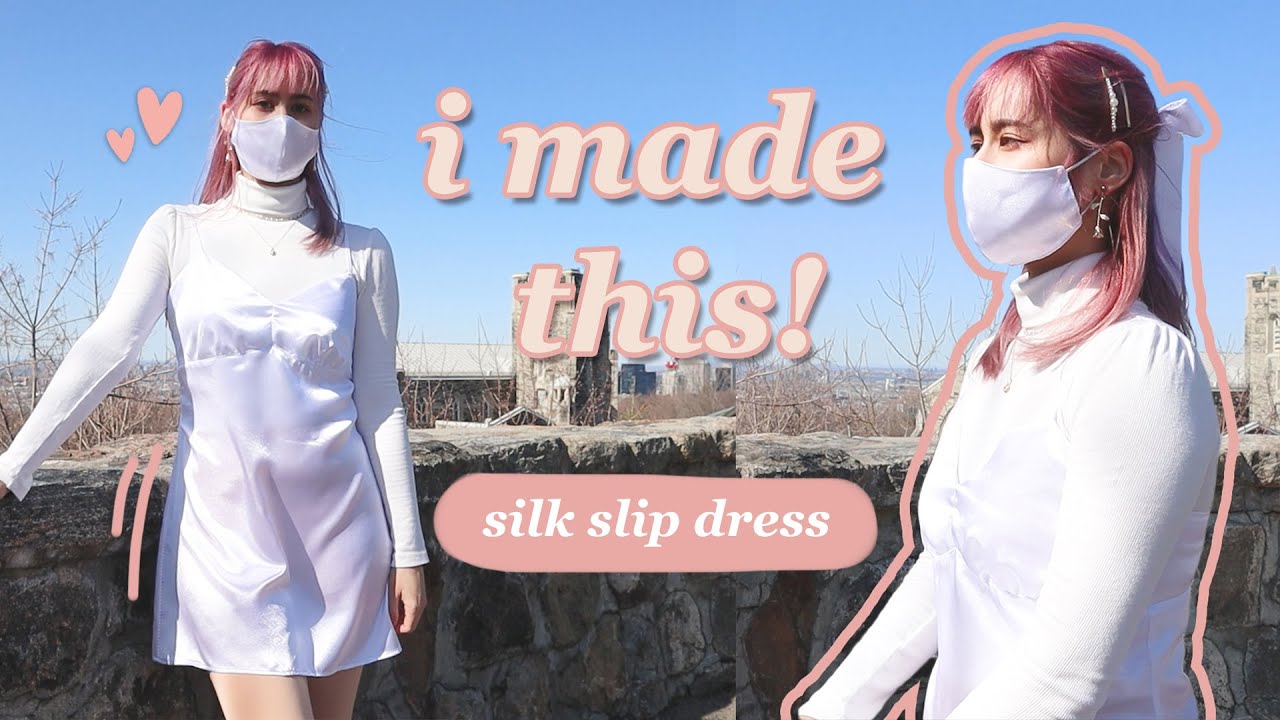 DIY Slip Dress from Scratch! *FREE PDF PATTERN* 