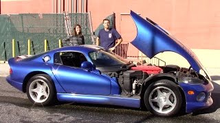 I Taught My Friend to Drive Stick Shift In My Dodge Viper (And Then It Broke Down)