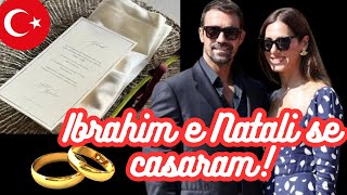 Confirmado Ibrahim Celikkol e Natali Yarcan se casaram no sabado