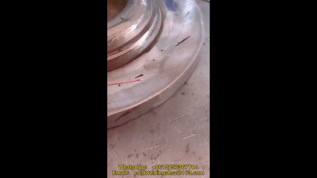 Cold welding machine can also repair cast iron, cast steel, abrasive defects, pores and sand holes