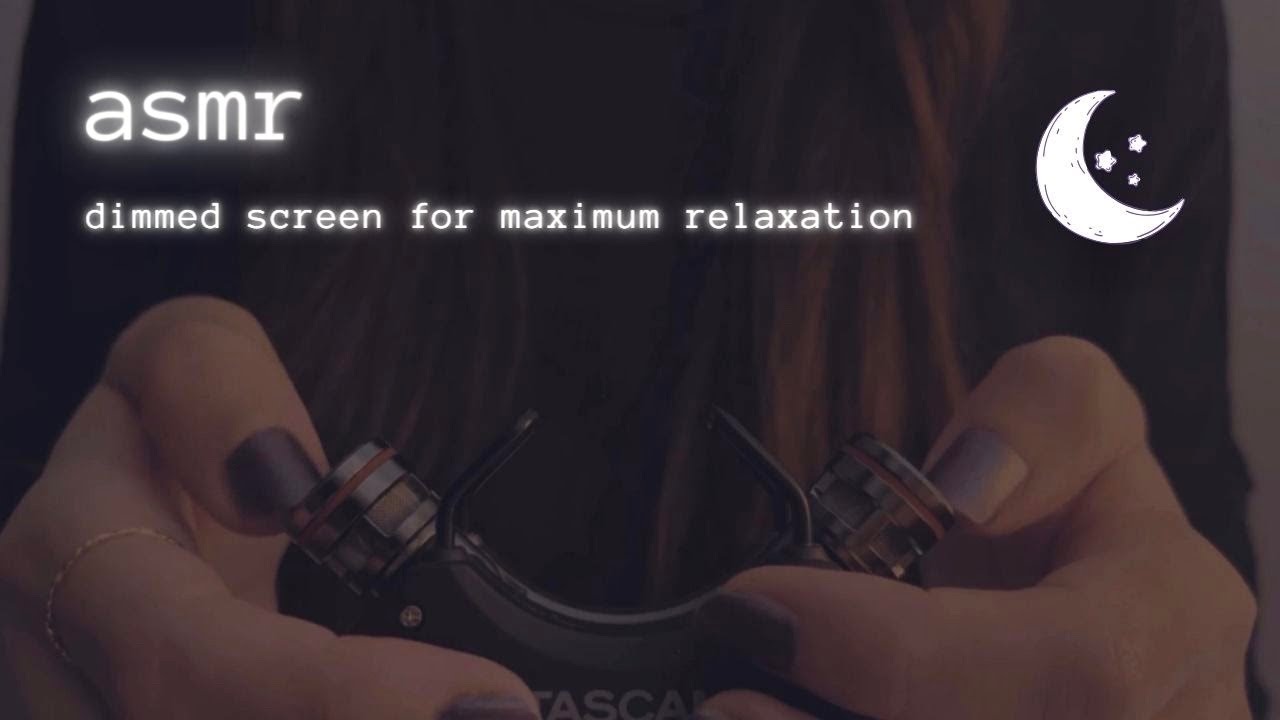 [ASMR] Very Gentle Mic Tapping & Scratching *dimmed screen* (No Talking ...