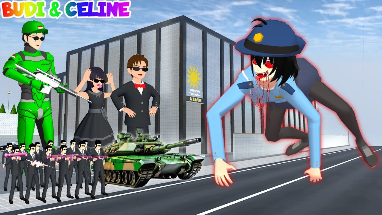 Yuta Mio Bocil Yakuza VS Monster Polisi Sakura EXE | Yakuza Panggil Tentara Robot Raksasa