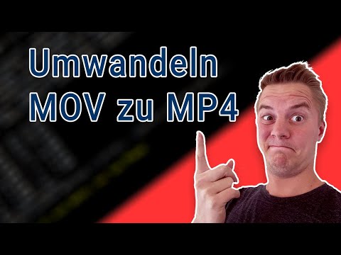 Anleitung MOV in MP4 umwandeln