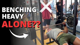 How to Unrack a Heavy Bench Press By Yourself