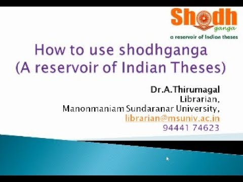 indian thesis search