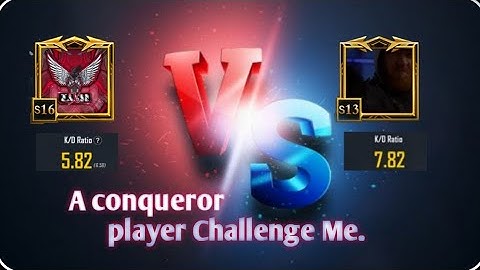 A conqueror Player Challenges Me🤢1v1 M24 |Zabii X YT