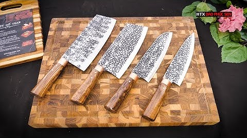 BỘ DAO BẾP QUỐC DÂN CB130 - DAO CHUẨN CỦA HTX DAO PHÚC SEN