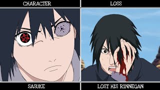 Naruto x Boruto : Characters and their Losses || #naruto #boruto