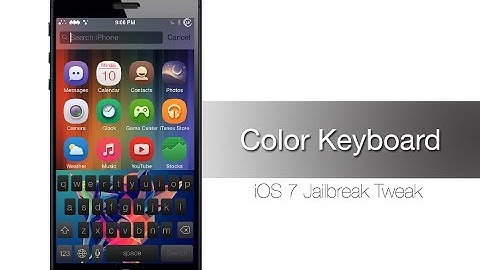 Color Keyboard - Cydia Tweak that lets you theme your keyboard - iPhone Hacks