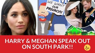 Meghan Markle & Prince Harry Break Silence on SOUTH PARK as 'Boring' and 'Baseless', Not Suing Show News
