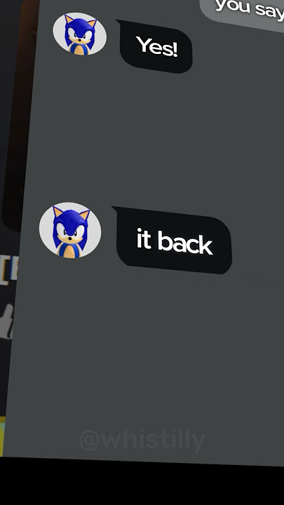 He did say it though… // Roblox Meme #sonic #roblox #robloxmemes #robloxmeme #robloxedit