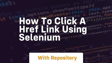 how to click a href link using selenium