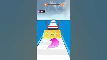 #shorts - Canvas Run - Gameplay (Android, iOS) Walkthrough | Level-3 #viral #youtubeshorts #canvas