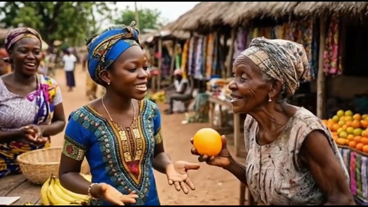She Gave Her Last Fruit to a Hungry Old Woman… The Next Day.......