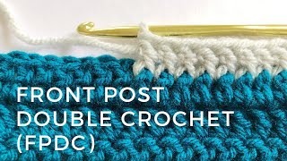 Front Post Double Crochet Tutorial Fpdc