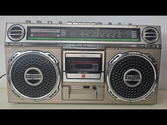 National Panasonic RX 5035 4 band stereo radio cassette recorder +