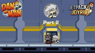 Dan the Man X Jetpack Joyride Event Gameplay Part 2 - Sector 2-B and Sector F