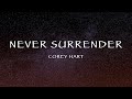 Corey Hart - Never Surrender (Lyrics)
