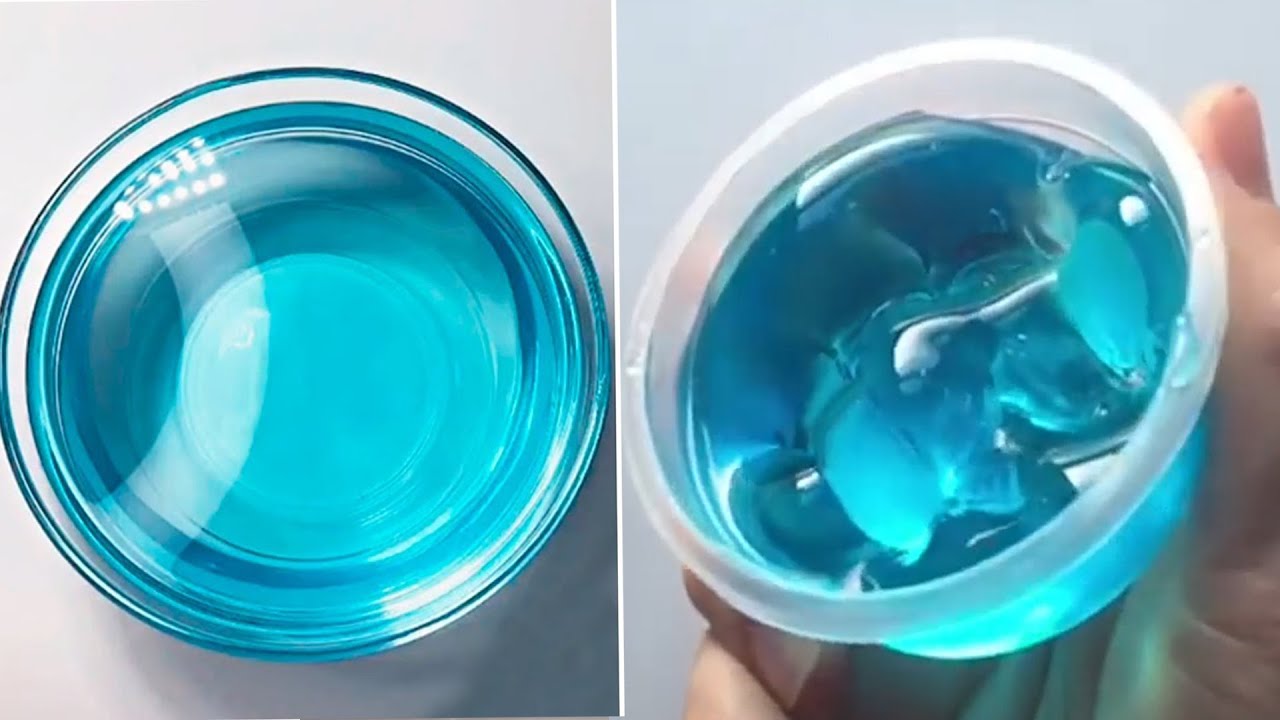 Asmr Receta De Slime De Agua C Mo Hacer Slime De Agua Jiggly En