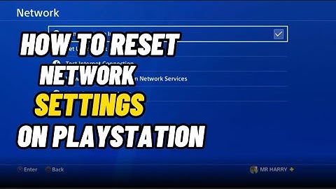 How To Reset Network Settings On PS4 PlayStation New Easy Method